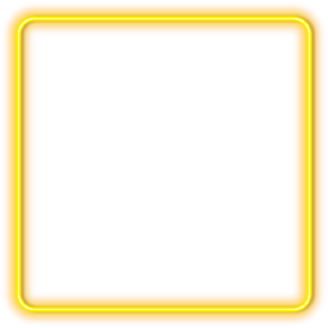 Yellow Neon Square